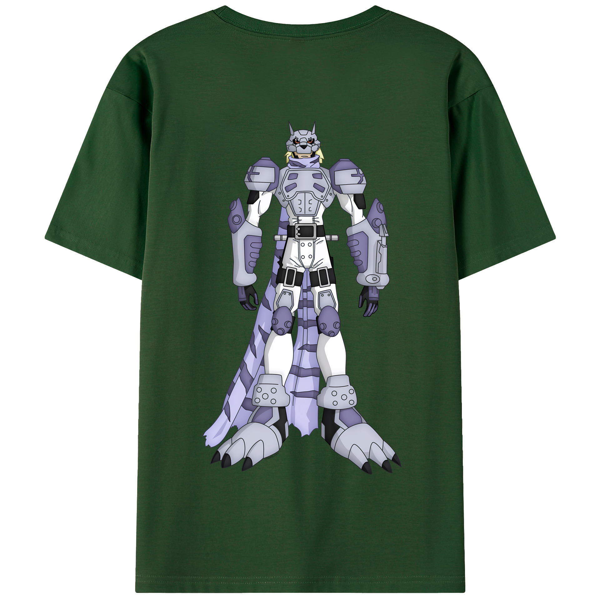 （画像用） Digimon デジタルモンスター/デジモン 綿100％半袖Tシャツ（背面プリント）